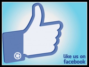 facebook like hand